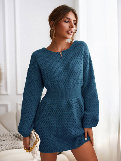 Sercei - Casual Mouw Jurk voor Vrouwen