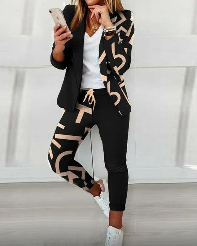 Else - Long sleeve blazer with trousers