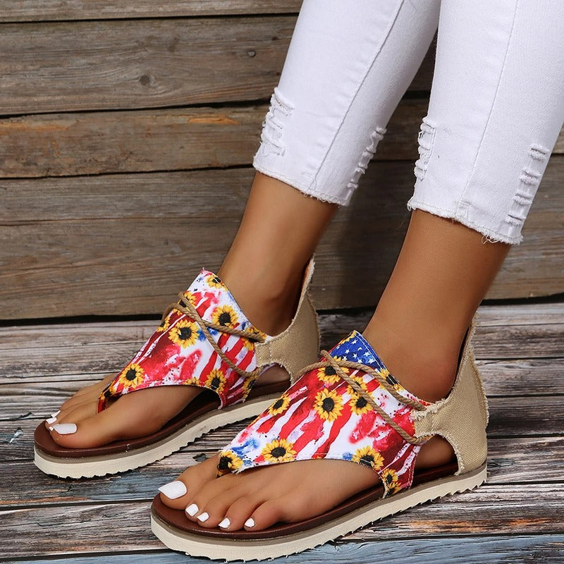 Josephine - Printed sandals