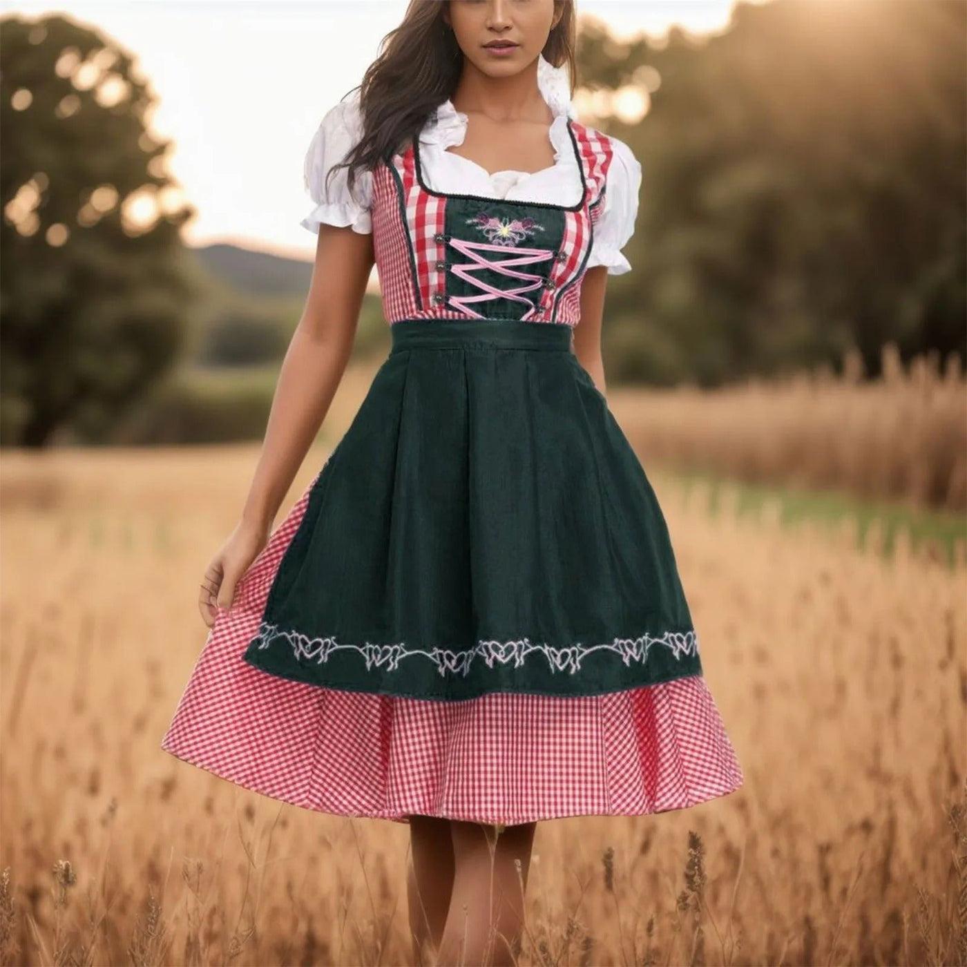 Fien | Checkered Oktoberfest dirndl