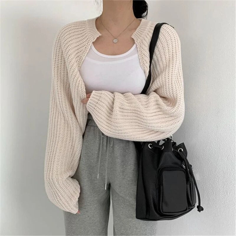 Mila | Korte gebreide cardigan
