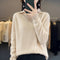 Livia | Soft women's sweater, V-neck with collar