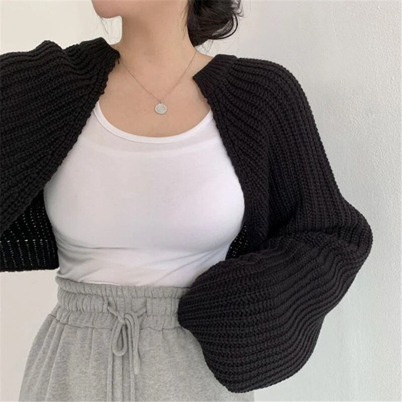 Mila | Korte gebreide cardigan