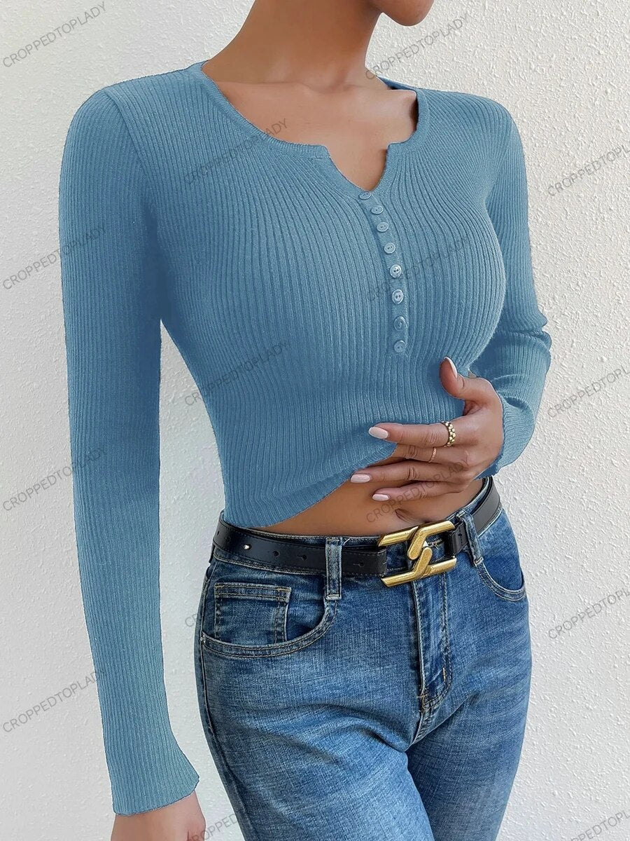 Elin | Thin sweater with buttons
