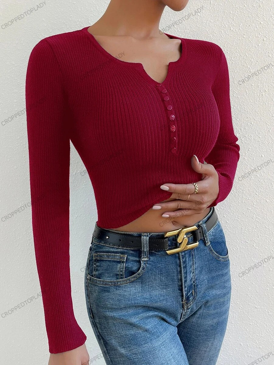 Elin | Thin sweater with buttons
