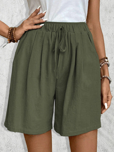Flora - Fashionable High-Waisted Shorts