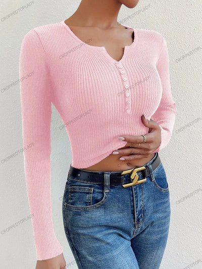 Elin | Thin sweater with buttons