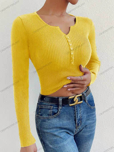 Elin | Thin sweater with buttons