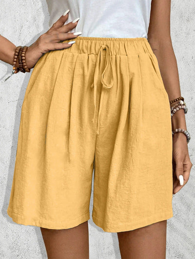Flora - Fashionable High-Waisted Shorts