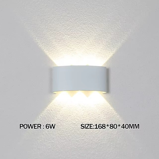 Luxara - Minimalist Outdoor Wall Light Rectangular Weatherproof