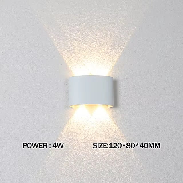Luxara - Minimalist Outdoor Wall Light Rectangular Weatherproof