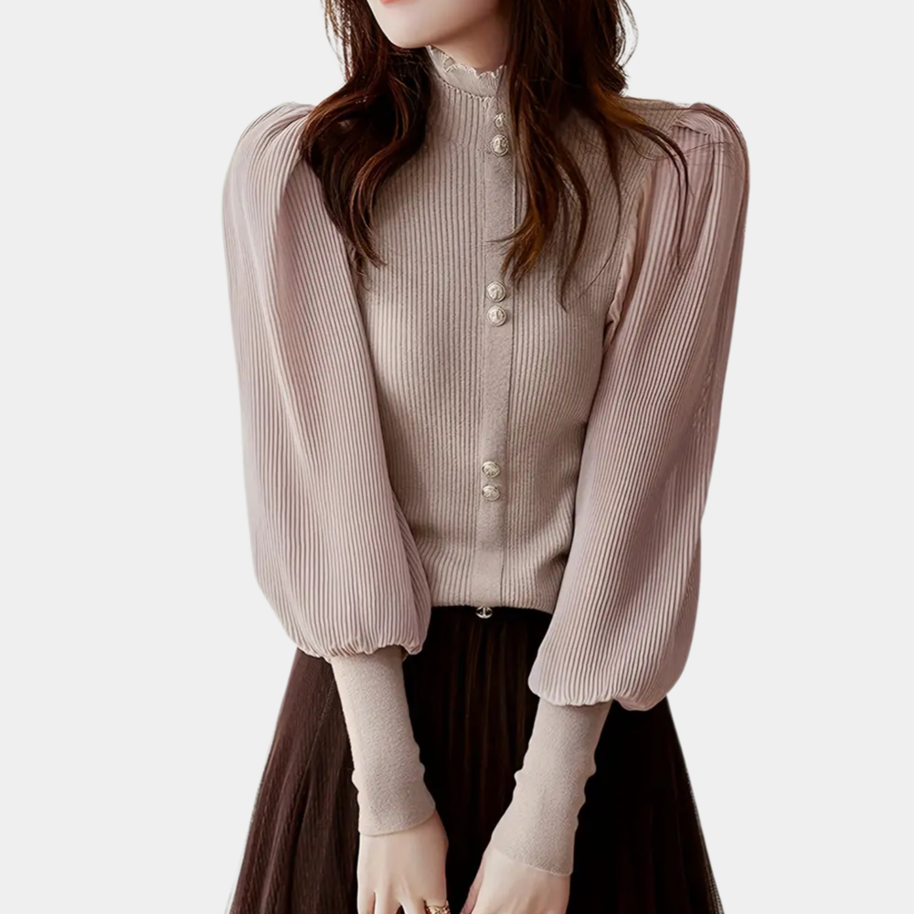 JOVANA - Elegant Knitted Top for Women