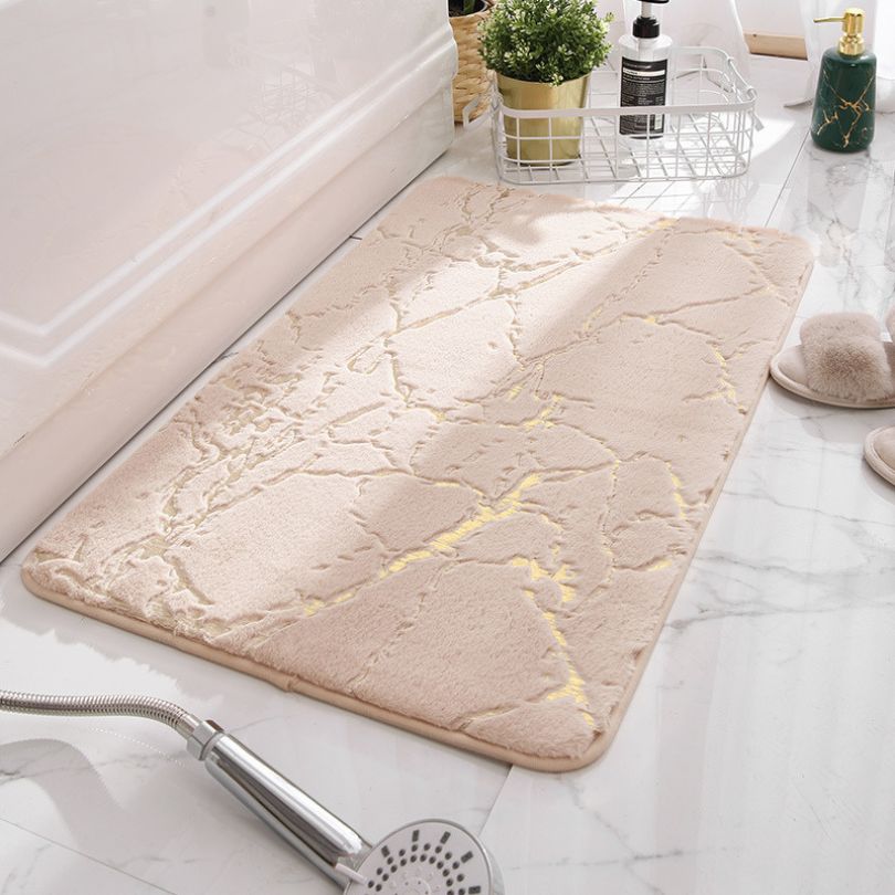Carvelle – Washable Marble Design Non Slip Rug
