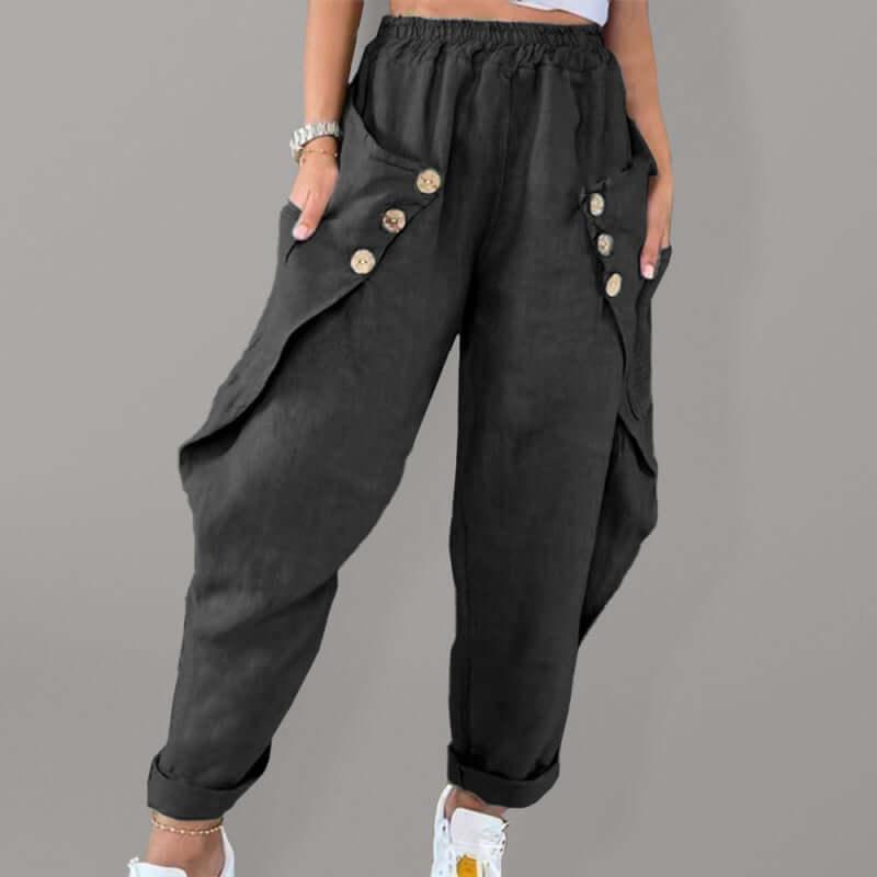Elfreda - Large Pocket Cargo Pants 
