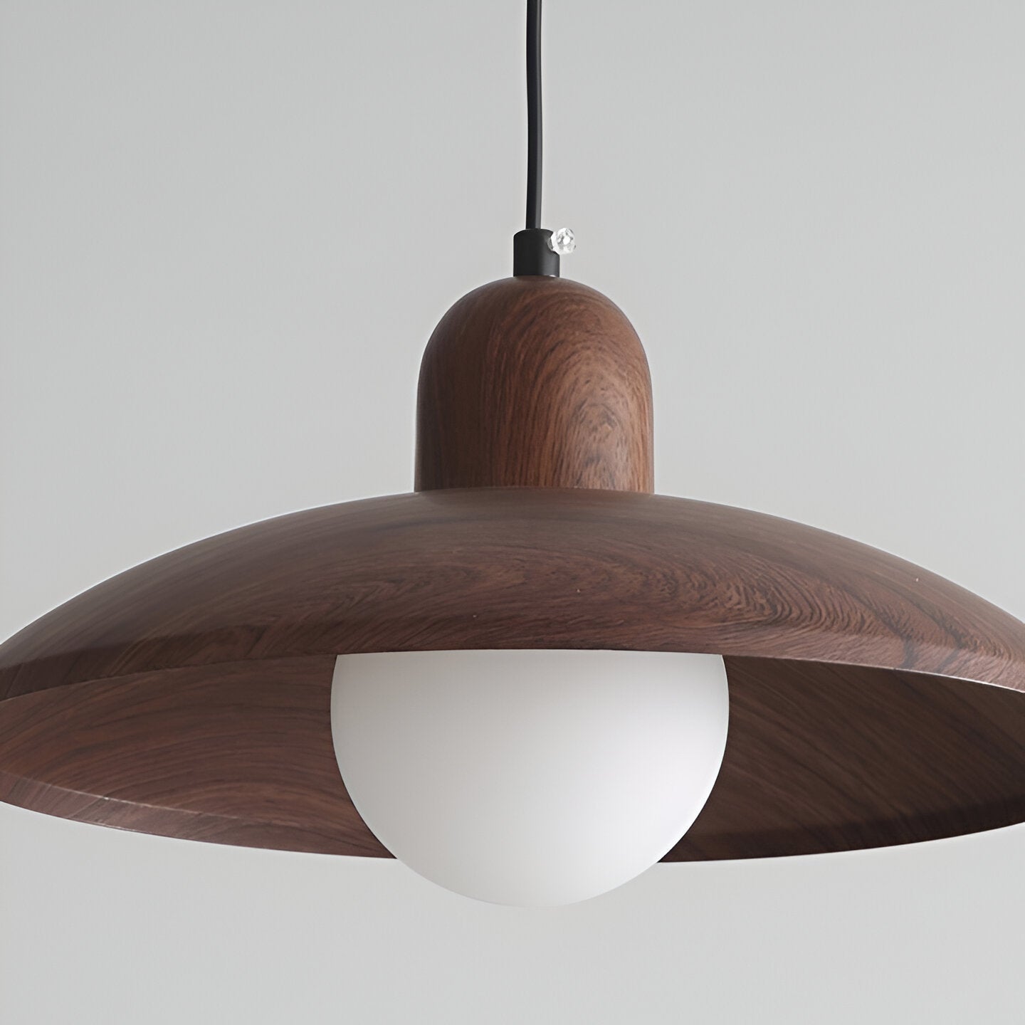 Browen - Wooden Dome Pendant Light