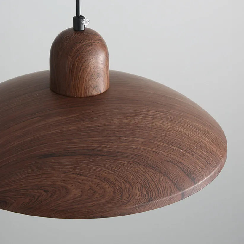 Browen - Wooden Dome Pendant Light