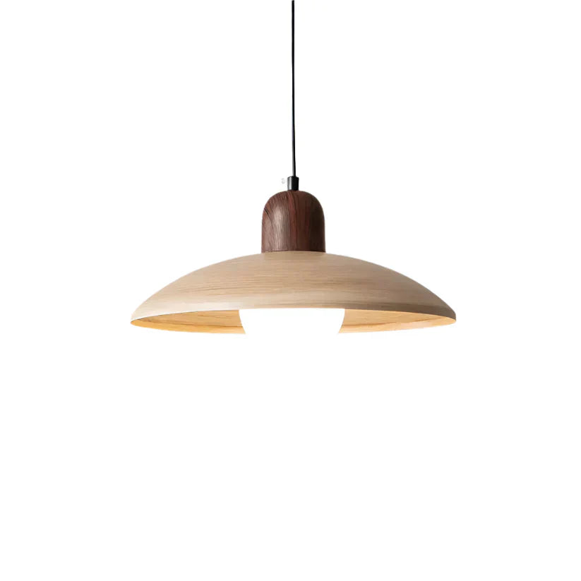 Browen - Wooden Dome Pendant Light