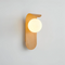 Naoren – Wood Effect Spherical LED Wall Light
