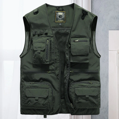 Multifunctioneel Outdoor Vest Heren – Ademend Met Veel Opbergzakken