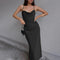 Vivenne - Elegante Cowl Neck Midi Jurk